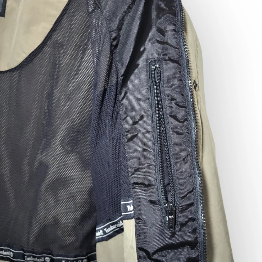 Timberland Vintage Performance Jacket Lightweight Black Tan Medium